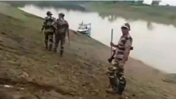 সিলেটে স্থানীয়দের ধাওয়ায় পালালো ভারতীয় বিএসএফ